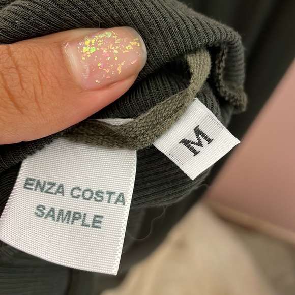 Enza Costa Faux Halter Ribbed Maxi Dress - Picture 7 of 7